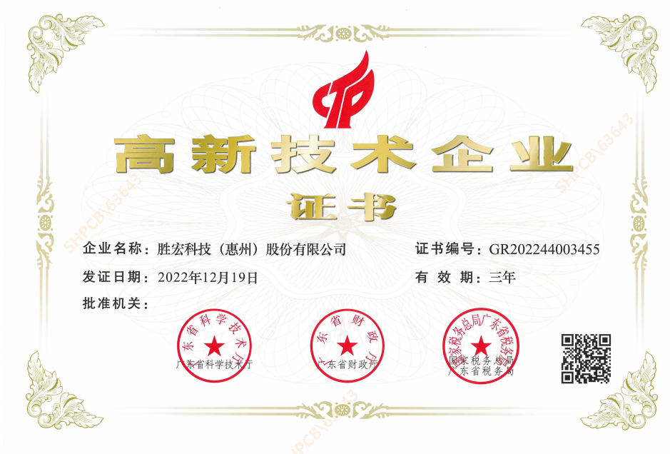 喜報！我司順利通過“高新技術企業”認定